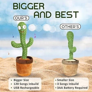 Kartsyy LED Dancing Cactus Toy