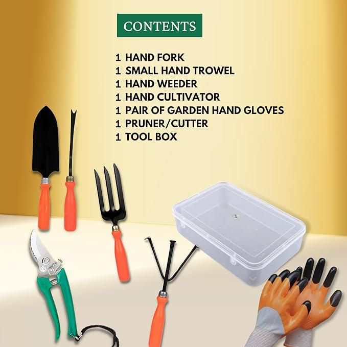 Kartsyy 6-in-1 Garden Tool Set with Box