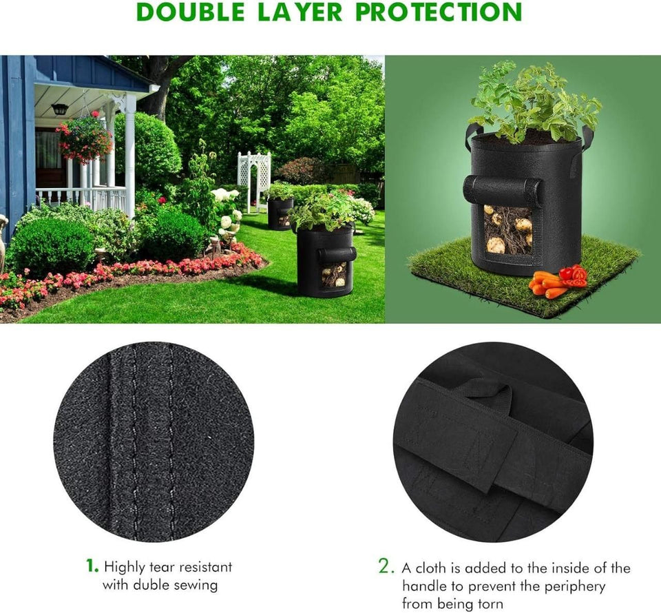 Kartsyy Potato Grow Bag with Harvest Window