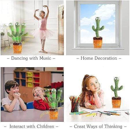 Kartsyy LED Dancing Cactus Toy