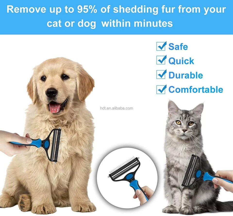 Kartsyy 2-in-1 Pet Grooming Brush