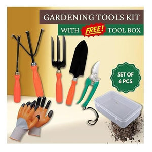 Kartsyy 6-in-1 Garden Tool Set with Box