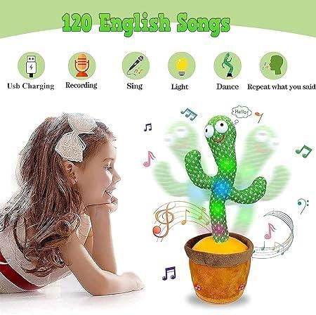 Kartsyy LED Dancing Cactus Toy