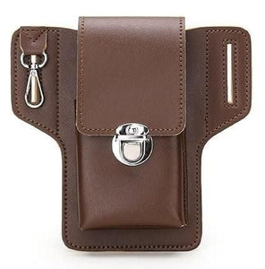 Kartsyy PU Leather Mobile Pouch with Belt Loop