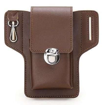 Kartsyy PU Leather Mobile Pouch with Belt Loop