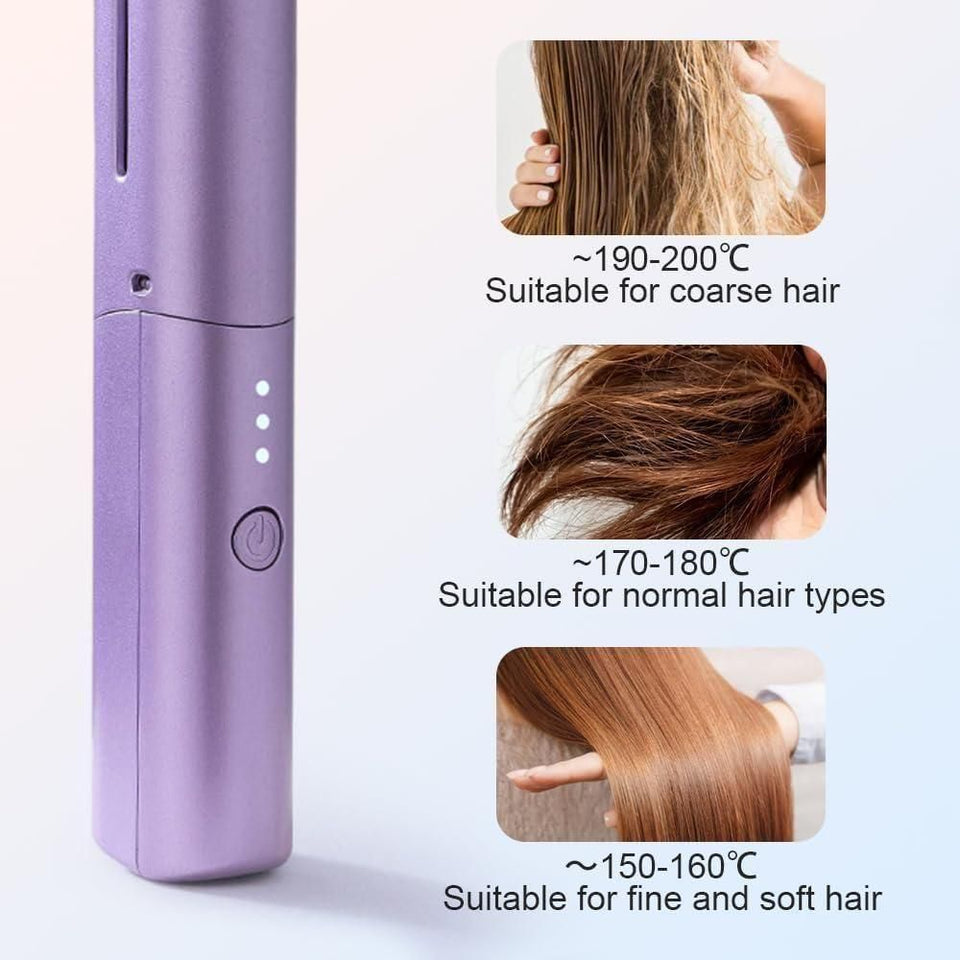 Kartsyy Portable Cordless Mini Hair Straightener