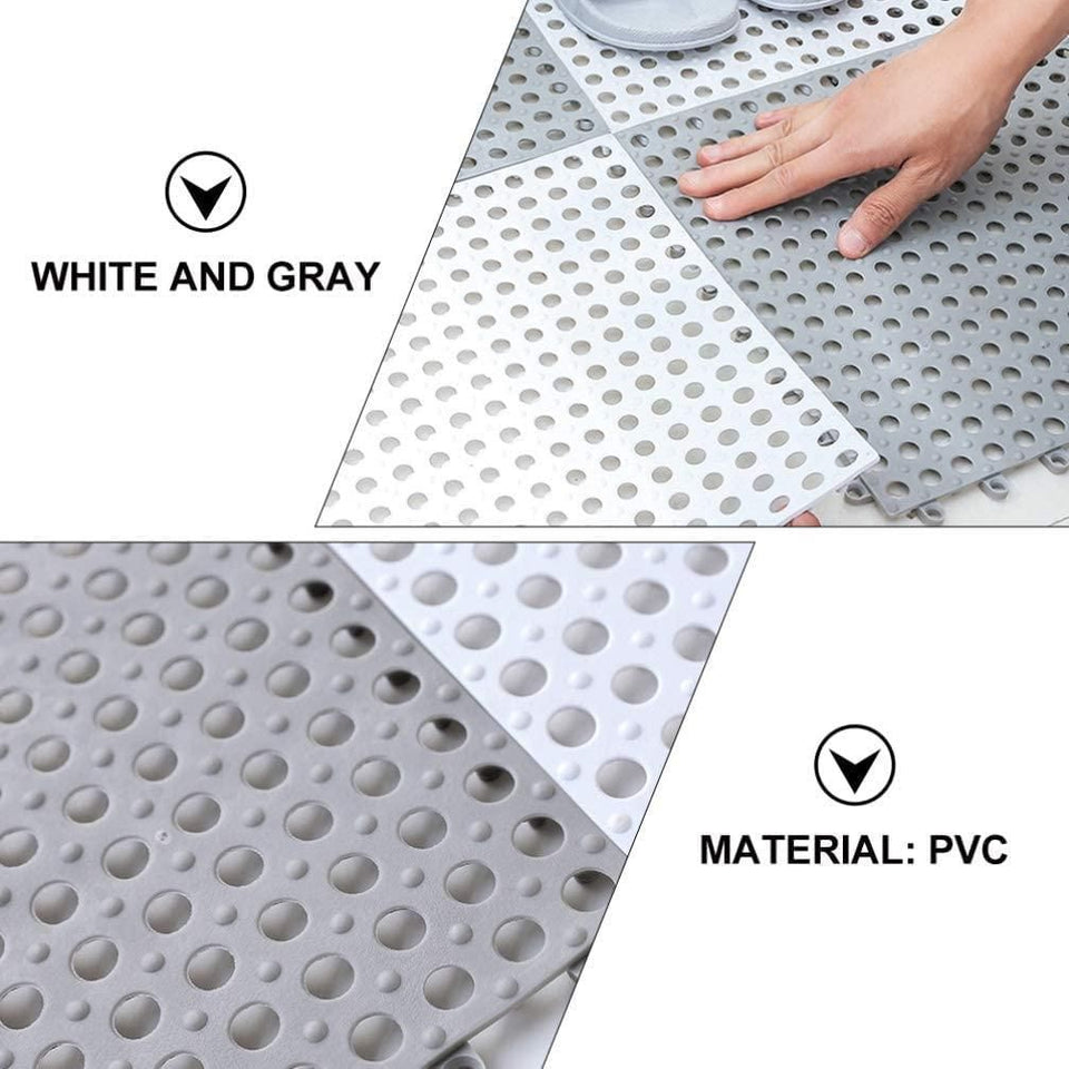 Kartsyy Anti-Slip Bathroom Mats – Pack of 4