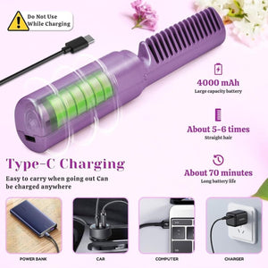 Kartsyy Portable Cordless Mini Hair Straightener