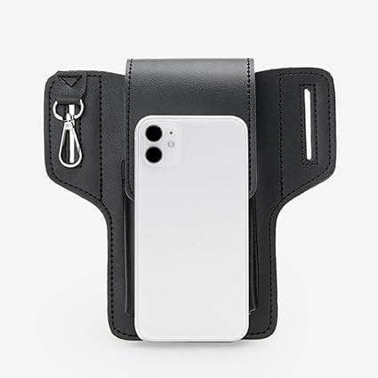 Kartsyy PU Leather Mobile Pouch with Belt Loop