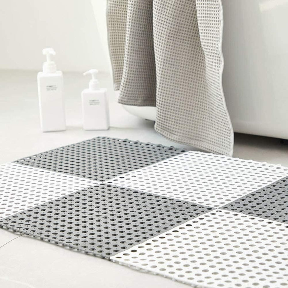 Kartsyy Anti-Slip Bathroom Mats – Pack of 4