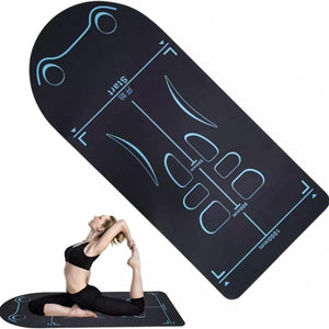 Kartsyy Non-Slip Yoga Mat with Asana Lines